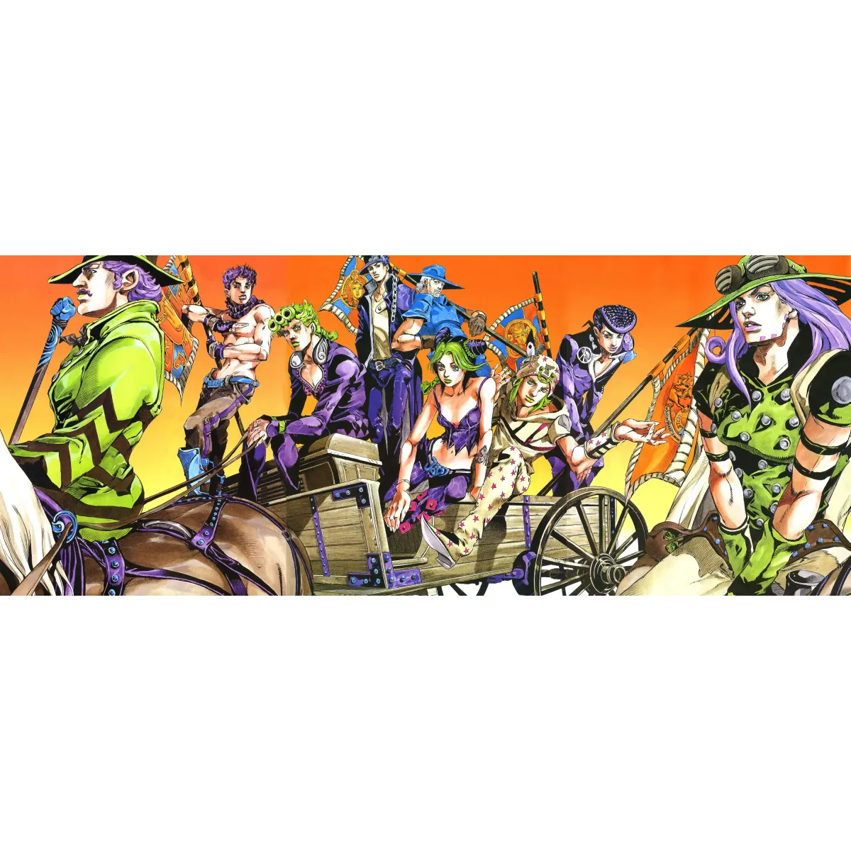 JoJo's Bizarre Adventure: 1-7  Mouse Pad (Desk Mat)