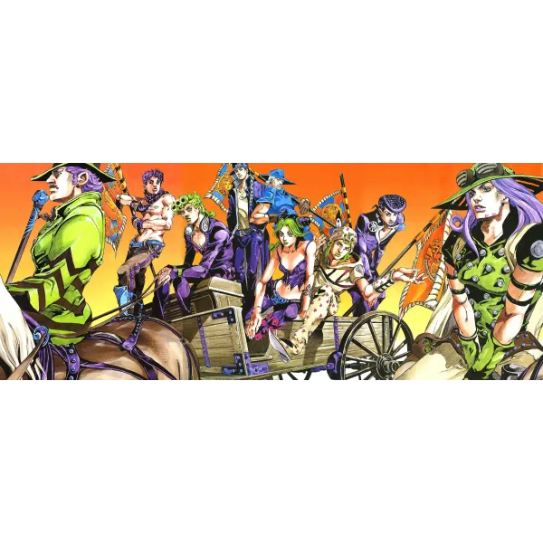 JoJo's Bizarre Adventure: 1-7  Mouse Pad (Desk Mat)