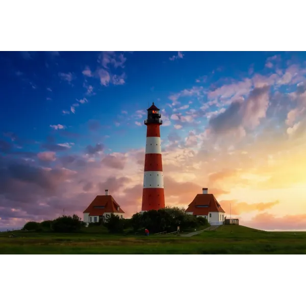 Man Made Lighthouse Mouse Pad (Desk Mat)