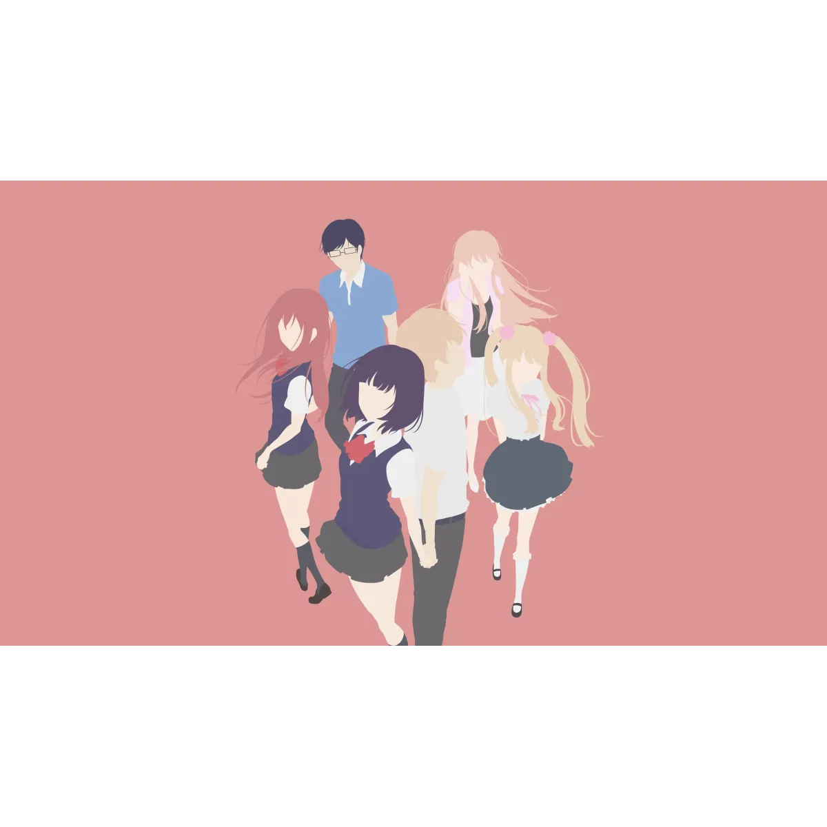 Anime Kuzu no Honkai  Mouse Pad (Desk Mat)