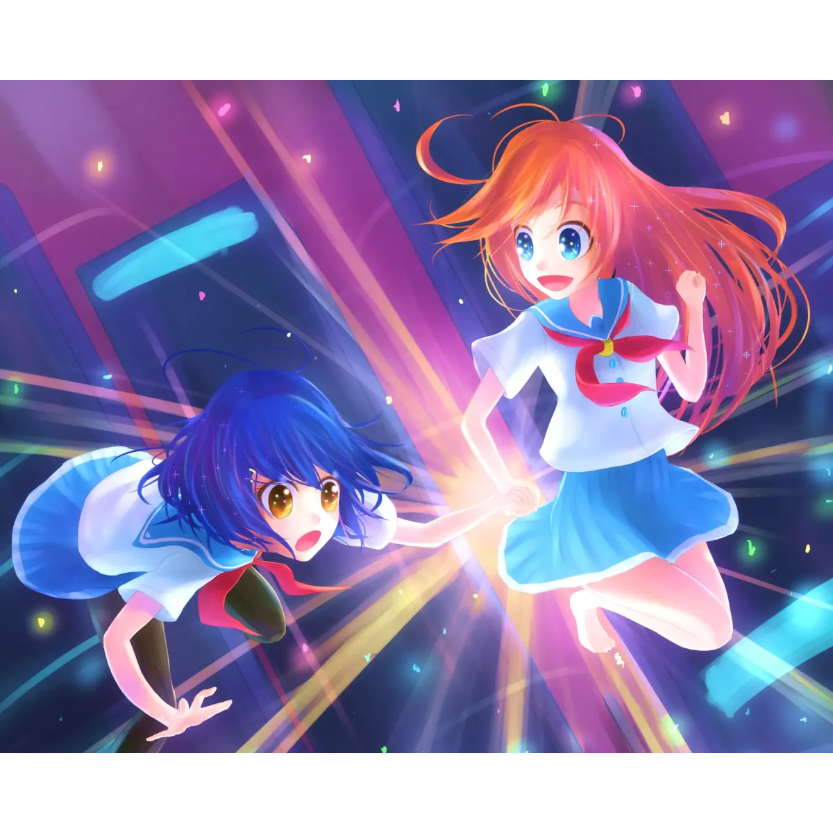 Anime Flip Flappers Mouse Pad (Desk Mat)