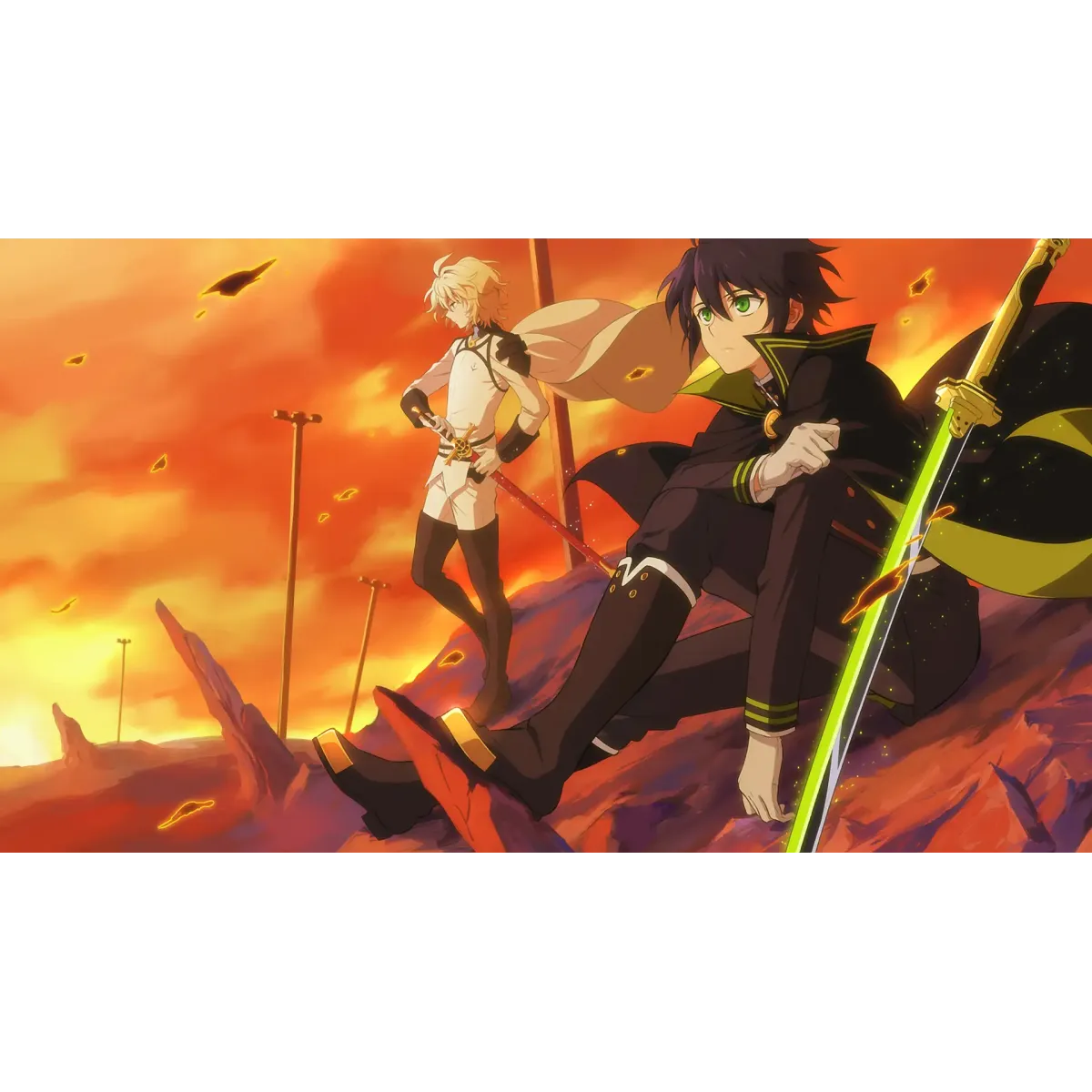 Anime Seraph of the End  Mouse Pad (Desk Mat)