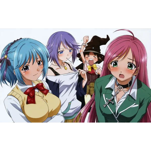 Anime Rosario + Vampire Mouse Pad (Desk Mat)