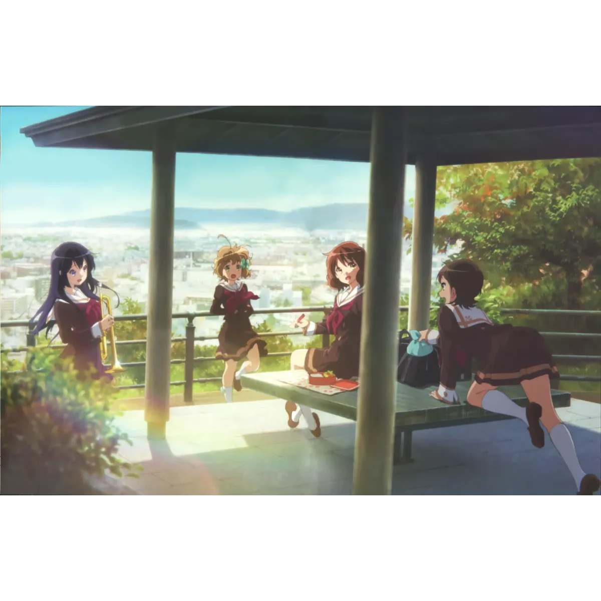 Sound! Euphonium Kumiko Oumae, Reina Kousaka, Hazuki Katou, Sapphire Kawashima  Mouse Pad (Desk Mat)