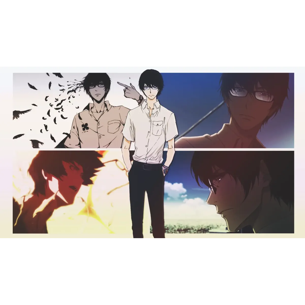 Anime Zankyou no Terror  Mouse Pad (Desk Mat)