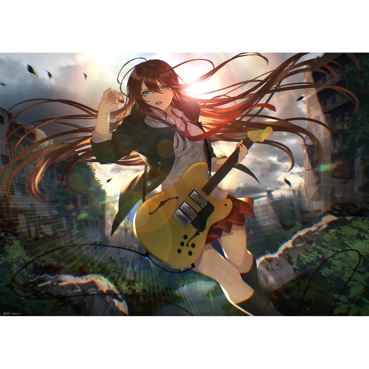 Anime Music  Mouse Pad (Desk Mat)