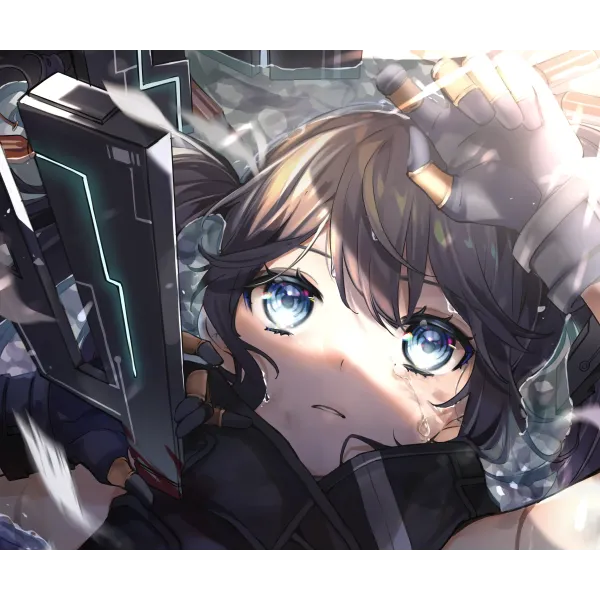 Anime Black ★★ Rock Shooter : Dawn Fall  Mouse Pad (Desk Mat)