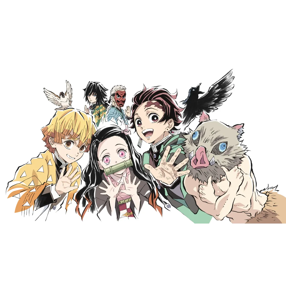 Demon Slayer: Kimetsu no Yaiba  Mouse Pad (Desk Mat)