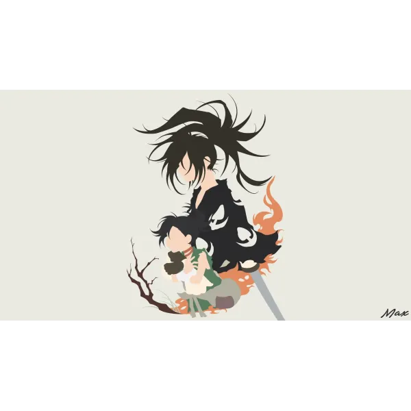 Anime Dororo  Mouse Pad (Desk Mat)