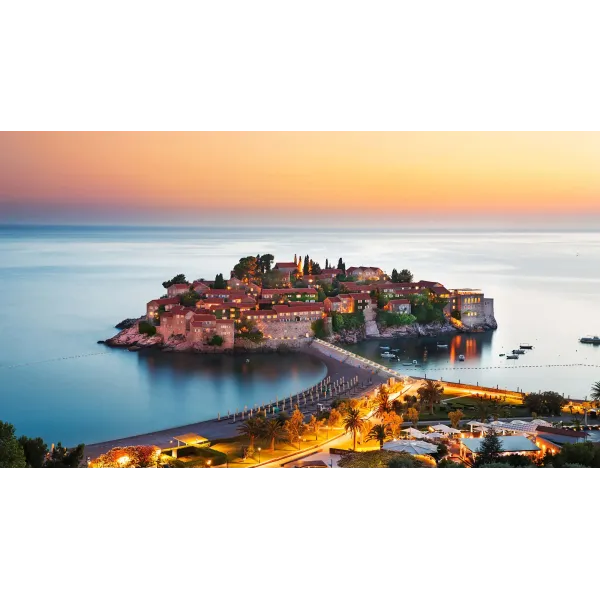 Aman Sveti Stefan, Montenegro  Mouse Pad (Desk Mat)