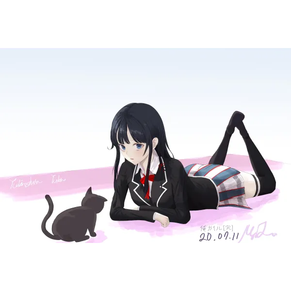 Anime My Teen Romantic Comedy SNAFU  Mouse Pad (Desk Mat)