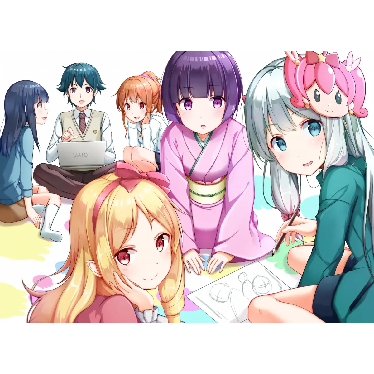 Anime EroManga-Sensei Mouse Pad (Desk Mat)