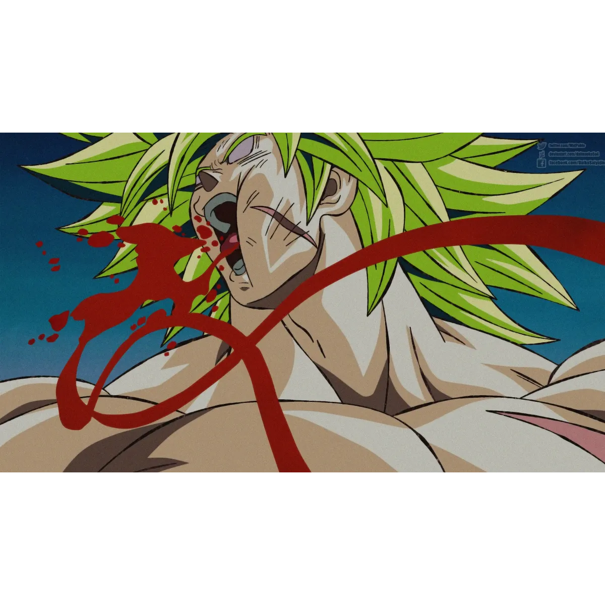 Broly got punished  Mouse Pad (Desk Mat)