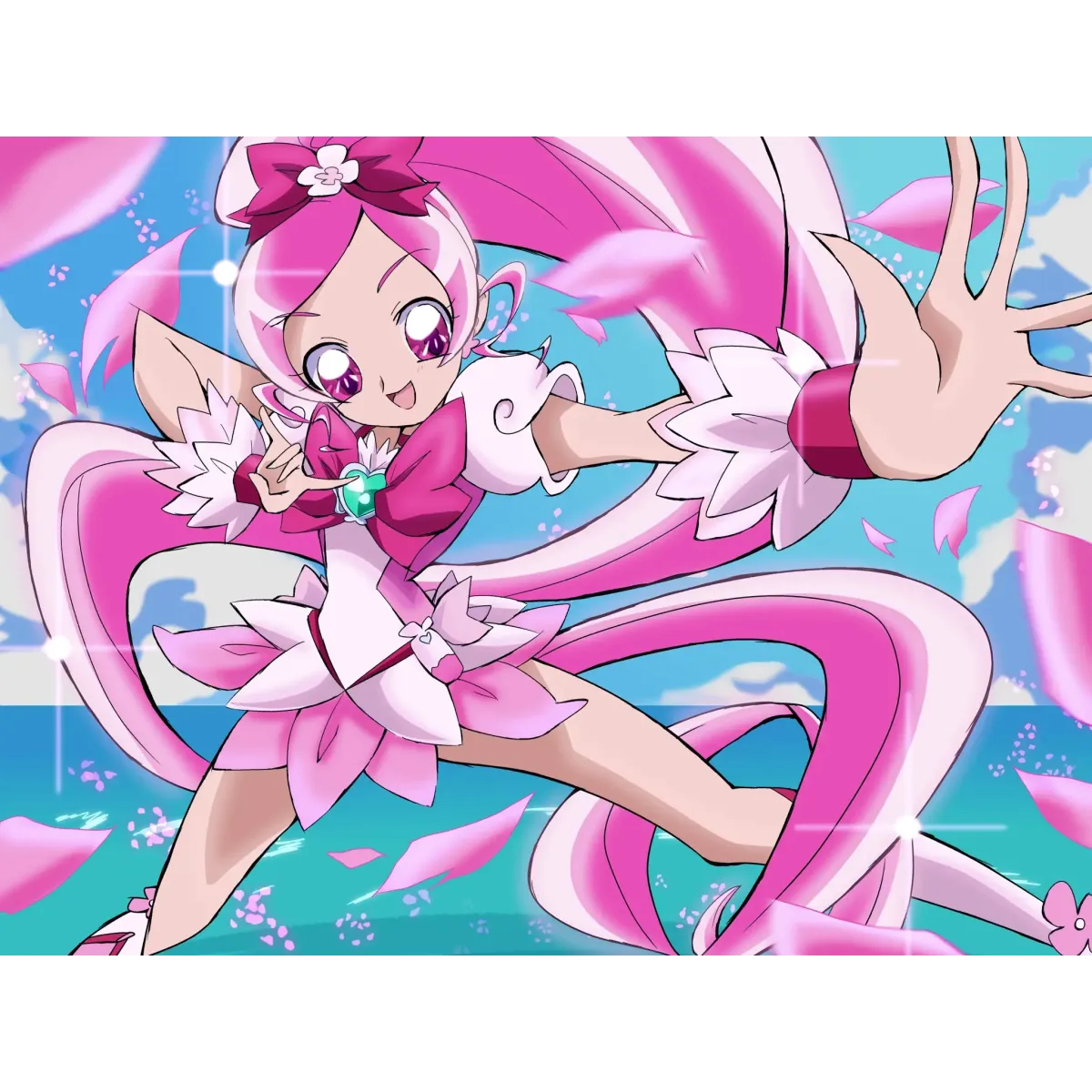 Anime Heartcatch Precure! Mouse Pad (Desk Mat)