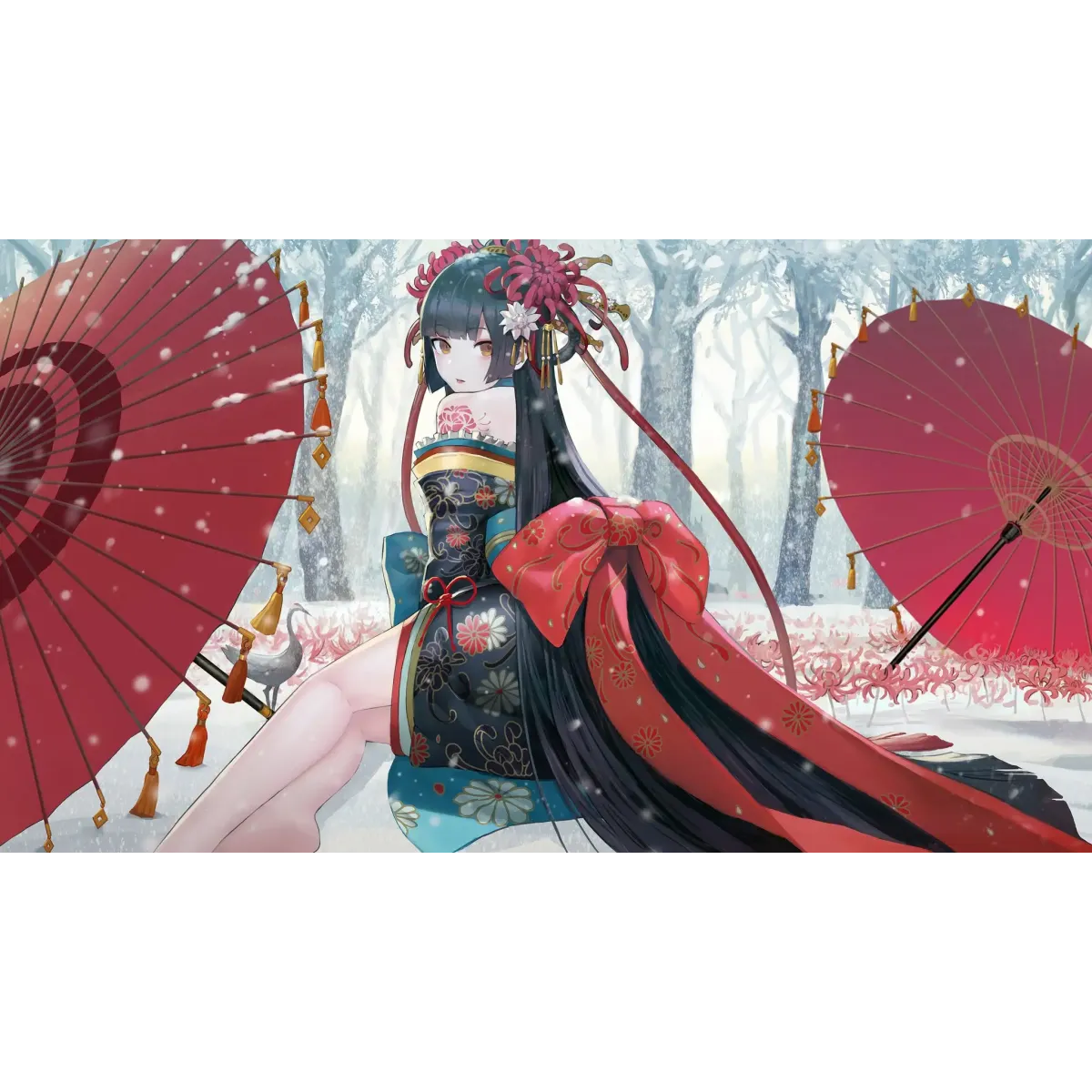 Anime Onmyoji  Mouse Pad (Desk Mat)