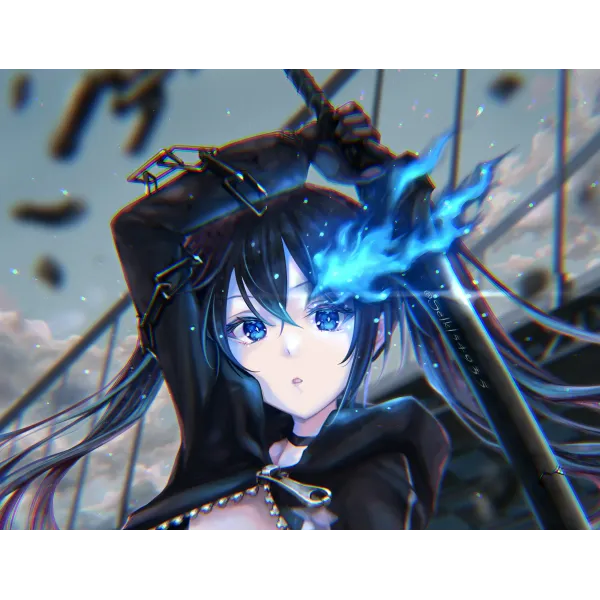 Anime Black ★★ Rock Shooter : Dawn Fall  Mouse Pad (Desk Mat)