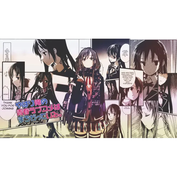 Anime My Teen Romantic Comedy SNAFU  Mouse Pad (Desk Mat)