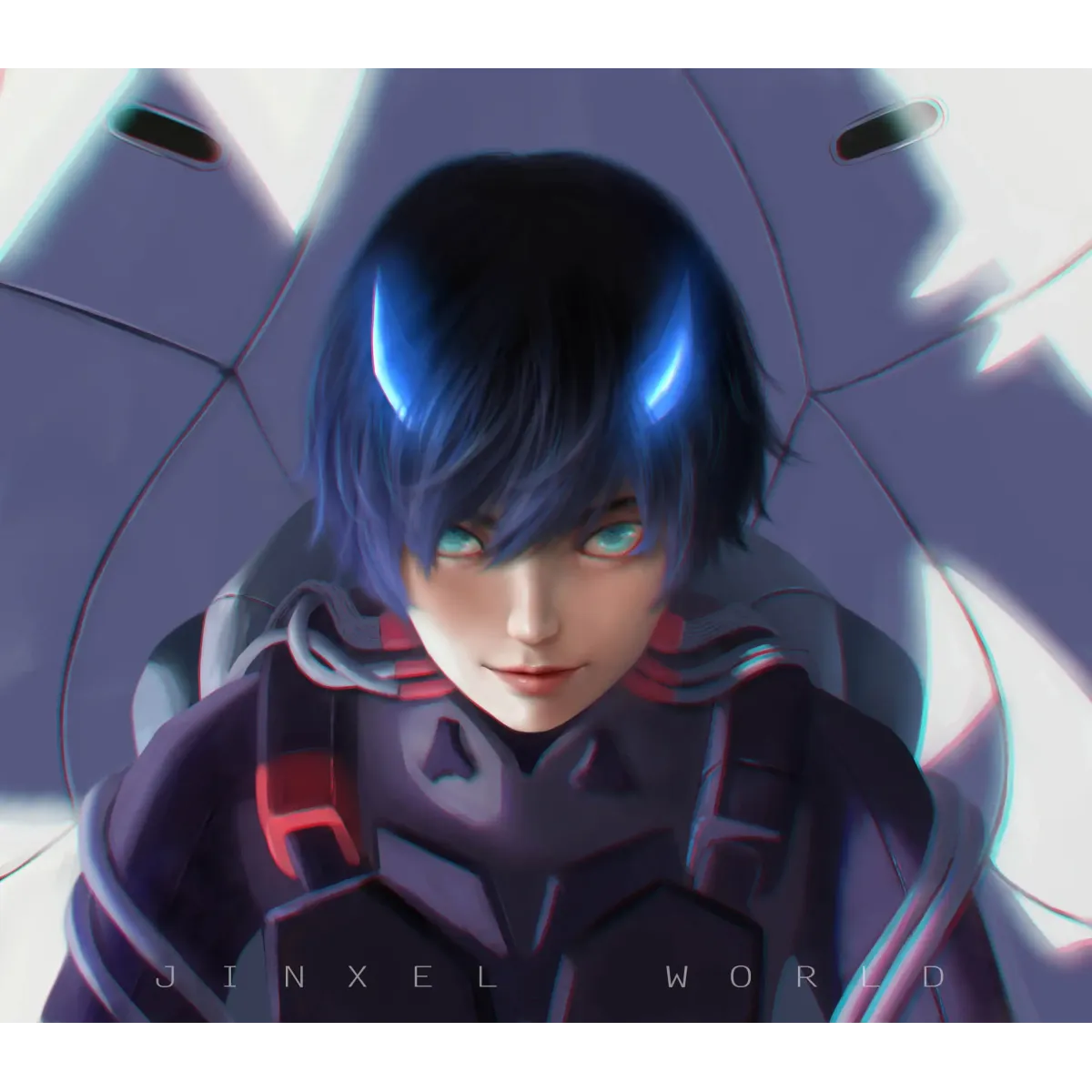 Anime Darling in the FranXX  Mouse Pad (Desk Mat)