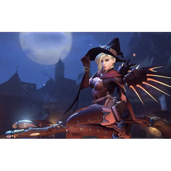 Mercy Witch Mouse Pad (Desk Mat)