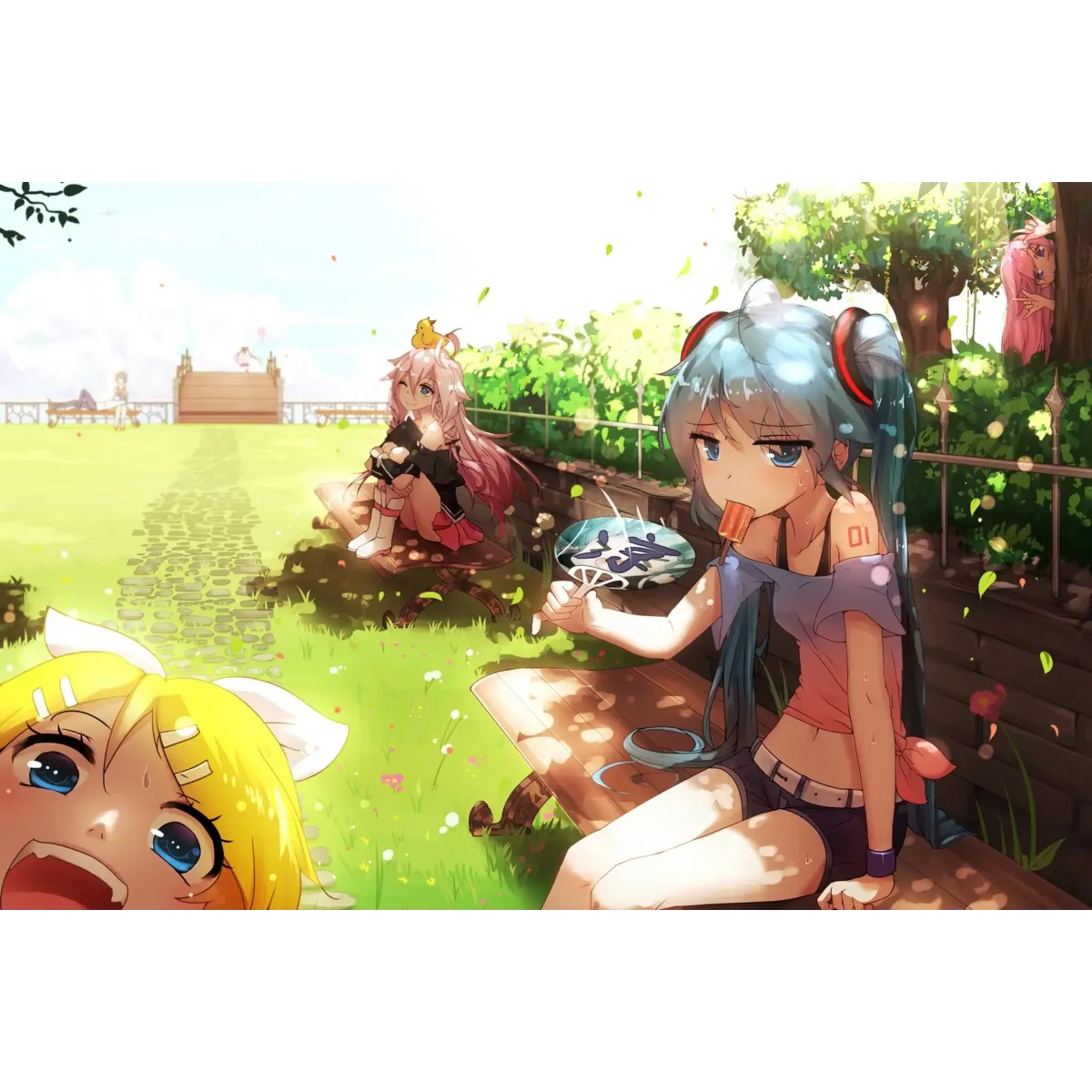 Anime Vocaloid  Mouse Pad (Desk Mat)