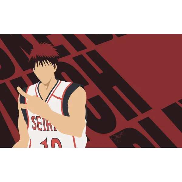 Kuroko's Basketball Taiga Kagami  Mouse Pad (Desk Mat)