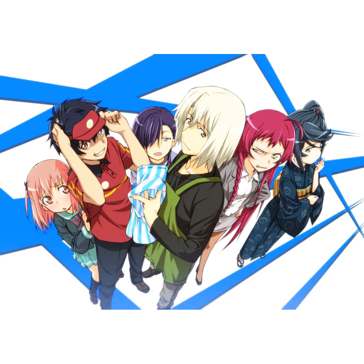 Anime The Devil Is a Part-Timer!  Mouse Pad (Desk Mat)