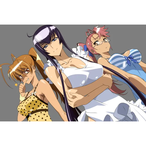 Rei,Saeko and Saya  Mouse Pad (Desk Mat)