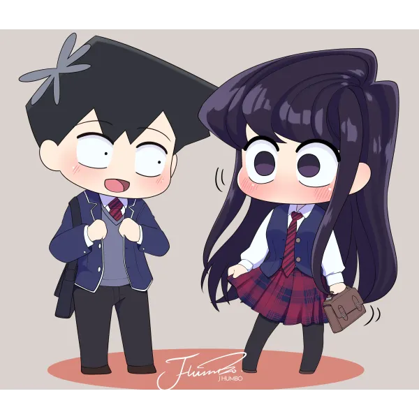 Anime Komi Can't Communicate  Mouse Pad (Desk Mat)