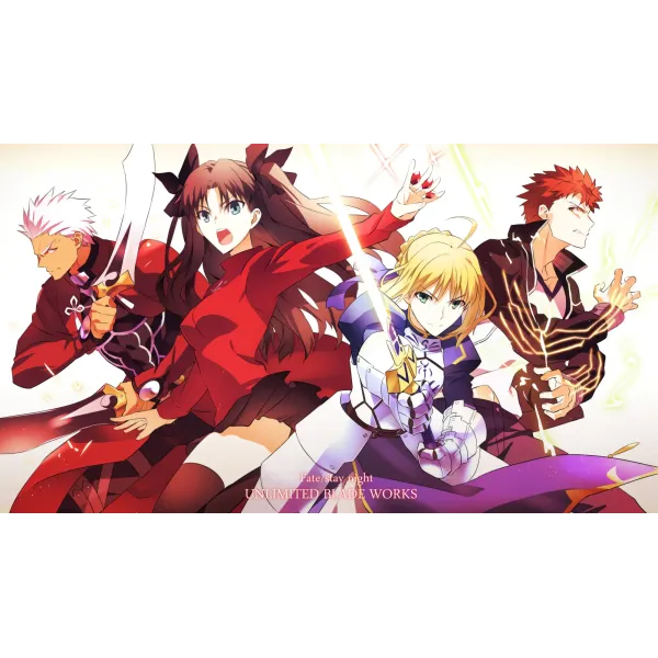 Anime Fate/Stay Night: Unlimited Blade Works  Mouse Pad (Desk Mat)