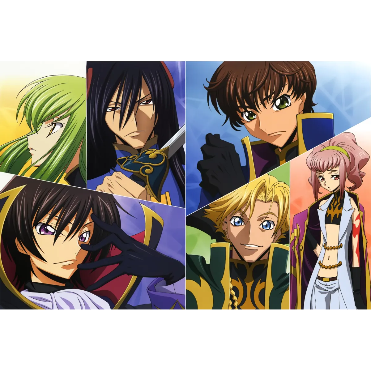 Code Geass Lelouch Lamperouge, Suzaku Kururugi  Mouse Pad (Desk Mat)