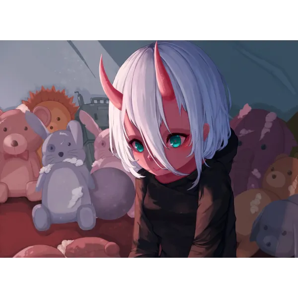 Anime Darling in the FranXX  Mouse Pad (Desk Mat)