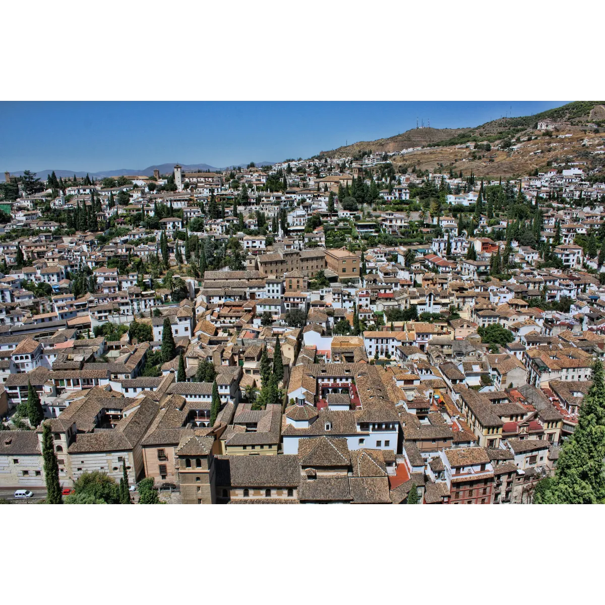 Albaicin de Granada  Mouse Pad (Desk Mat)