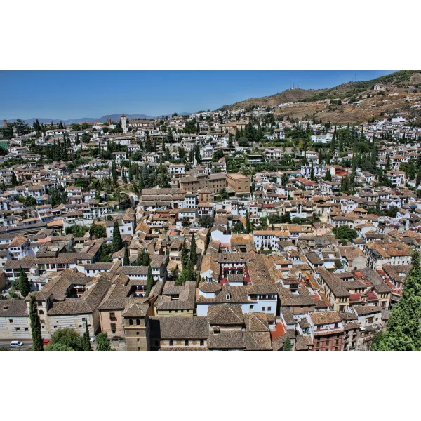 Albaicin de Granada  Mouse Pad (Desk Mat)