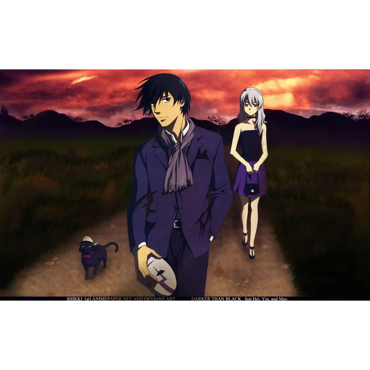 Anime Darker Than Black Mouse Pad (Desk Mat)