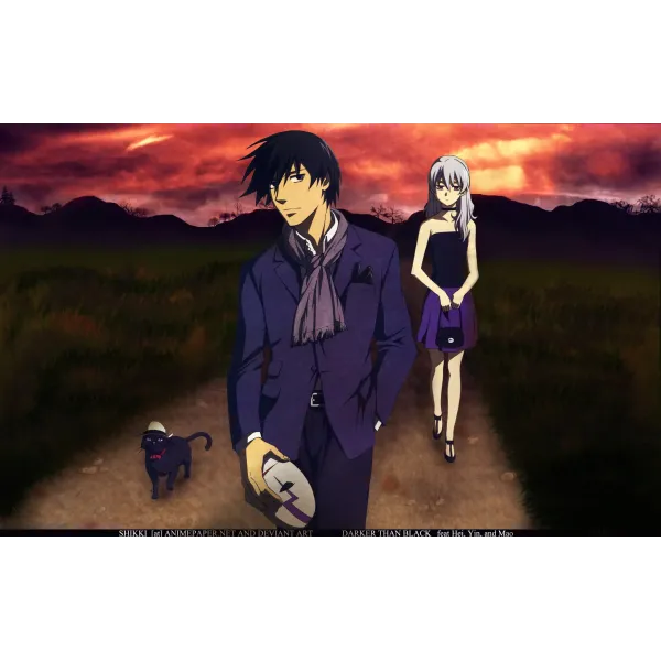 Anime Darker Than Black Mouse Pad (Desk Mat)