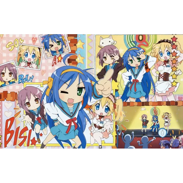 Anime Lucky Star Mouse Pad (Desk Mat)