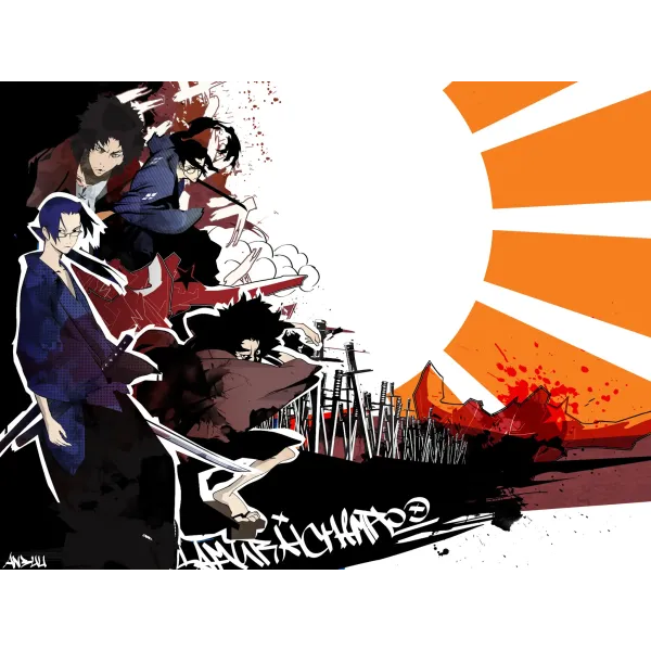 Anime Samurai Champloo Mouse Pad (Desk Mat)