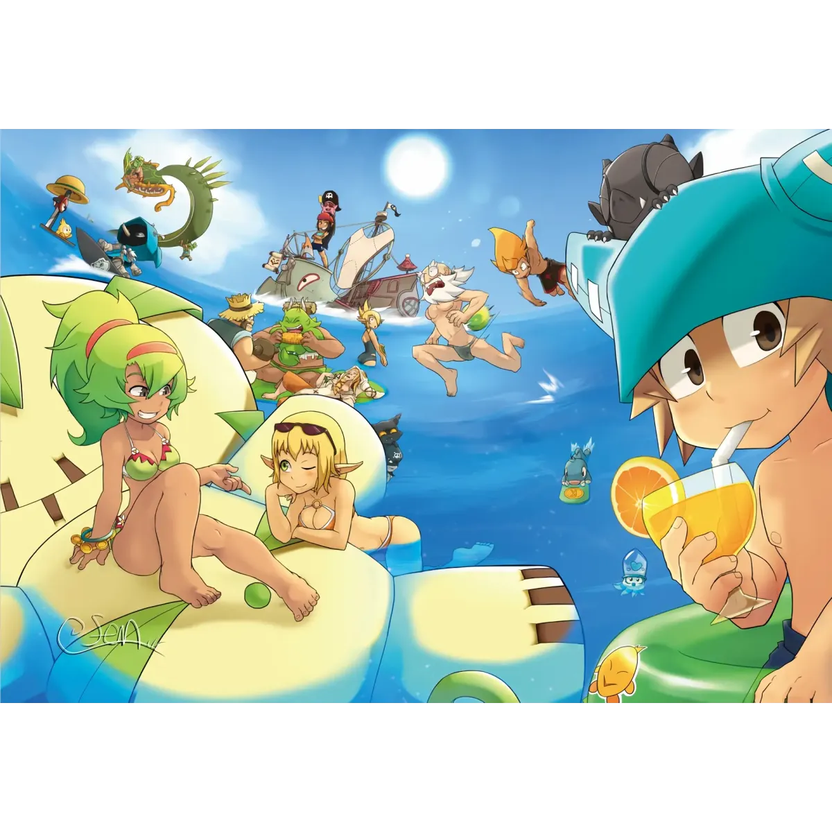 Anime Wakfu  Mouse Pad (Desk Mat)