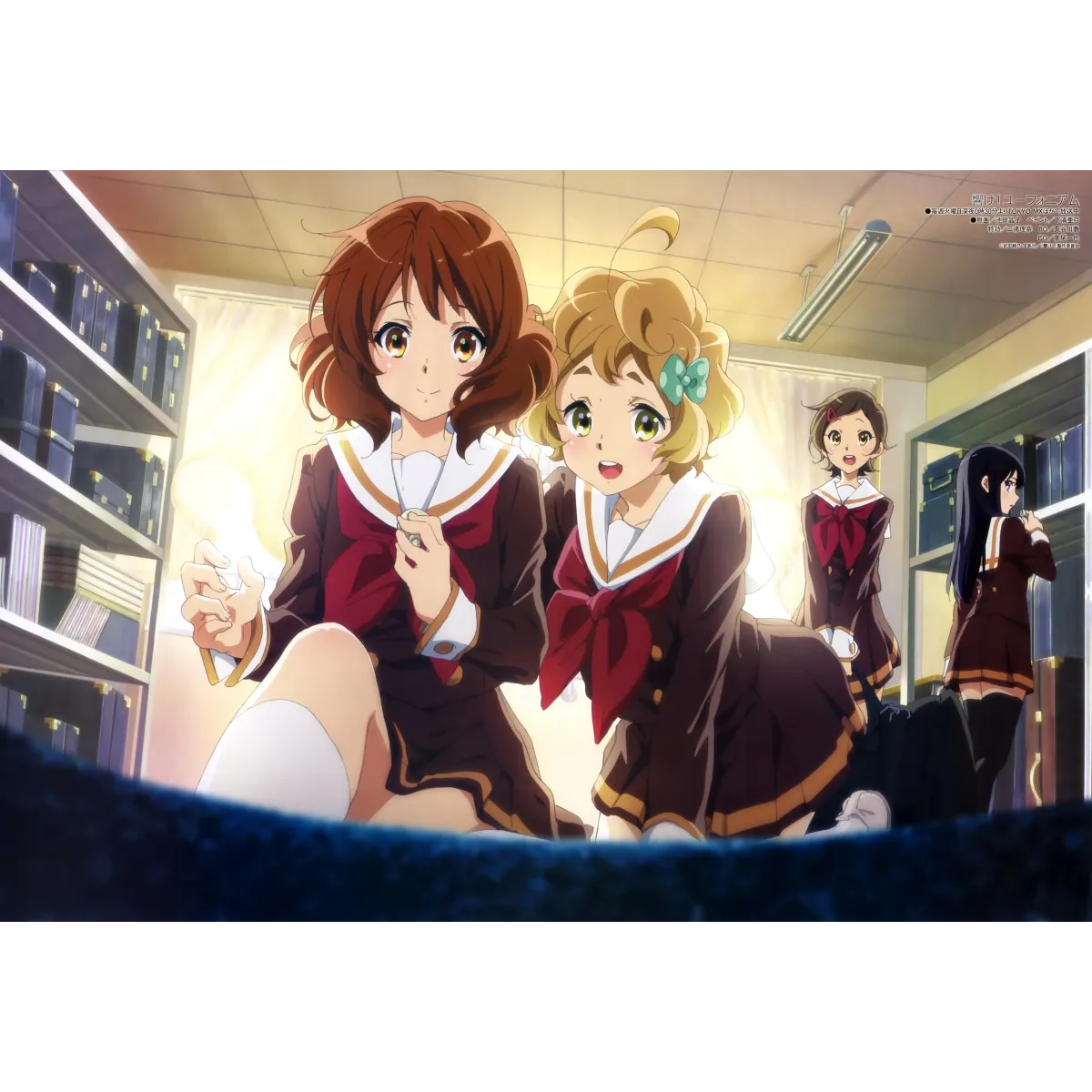 Sound! Euphonium Kumiko Oumae, Reina Kousaka, Hazuki Katou, Sapphire Kawashima  Mouse Pad (Desk Mat)