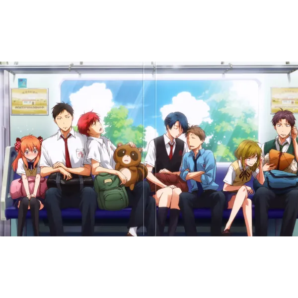 Monthly Girls' Nozaki-kun Mikoto Mikoshiba, Chiyo Sakura, Yuzuki Seo, Umetarou Nozaki, Yuu Kashima  Mouse Pad (Desk Mat)