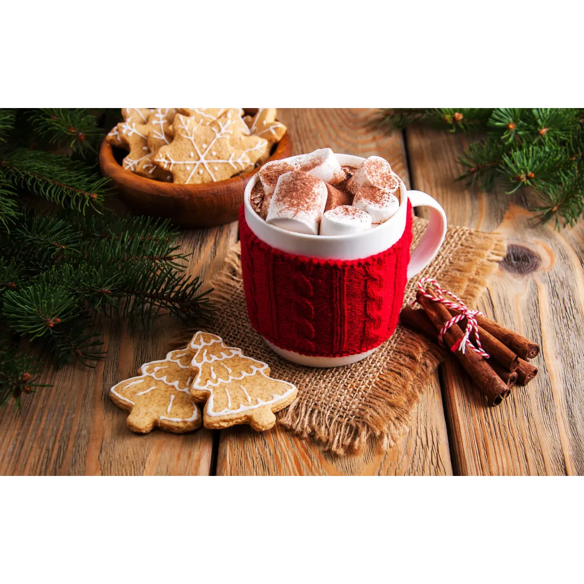 Food Hot Chocolate Mouse Pad (Desk Mat)