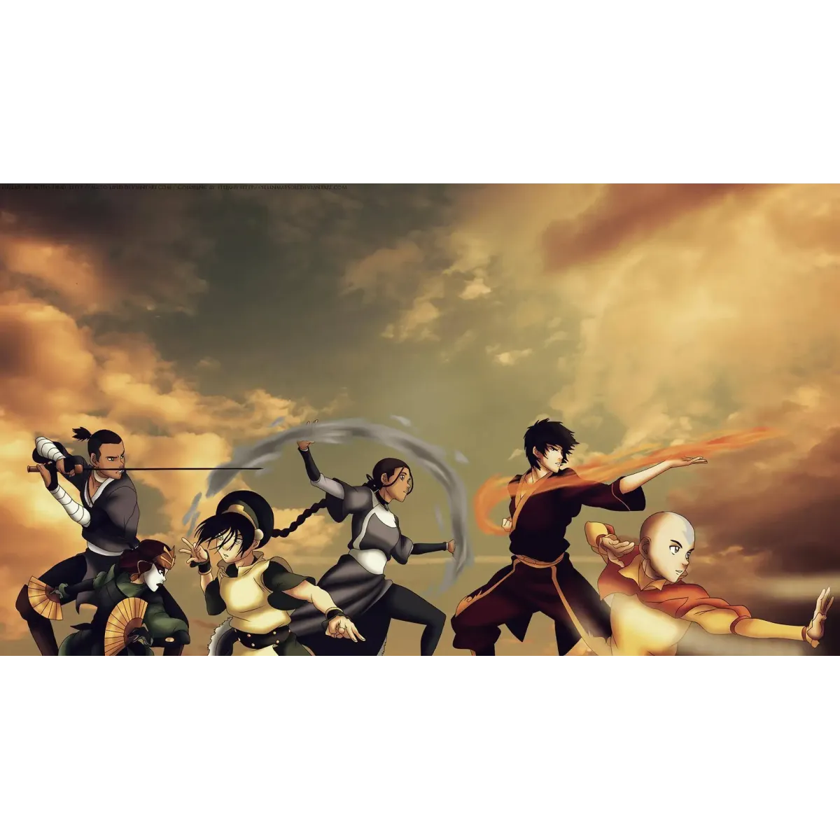 Anime Avatar: The Last Airbender Mouse Pad (Desk Mat)