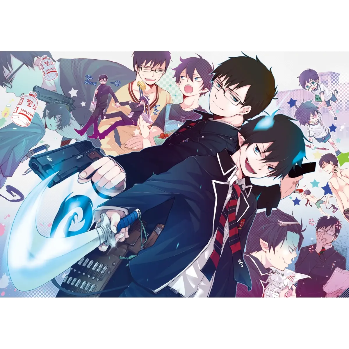 Blue Exorcist  Mouse Pad (Desk Mat)