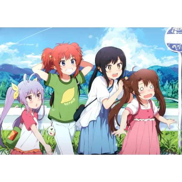 Anime Non Non Biyori Mouse Pad (Desk Mat)