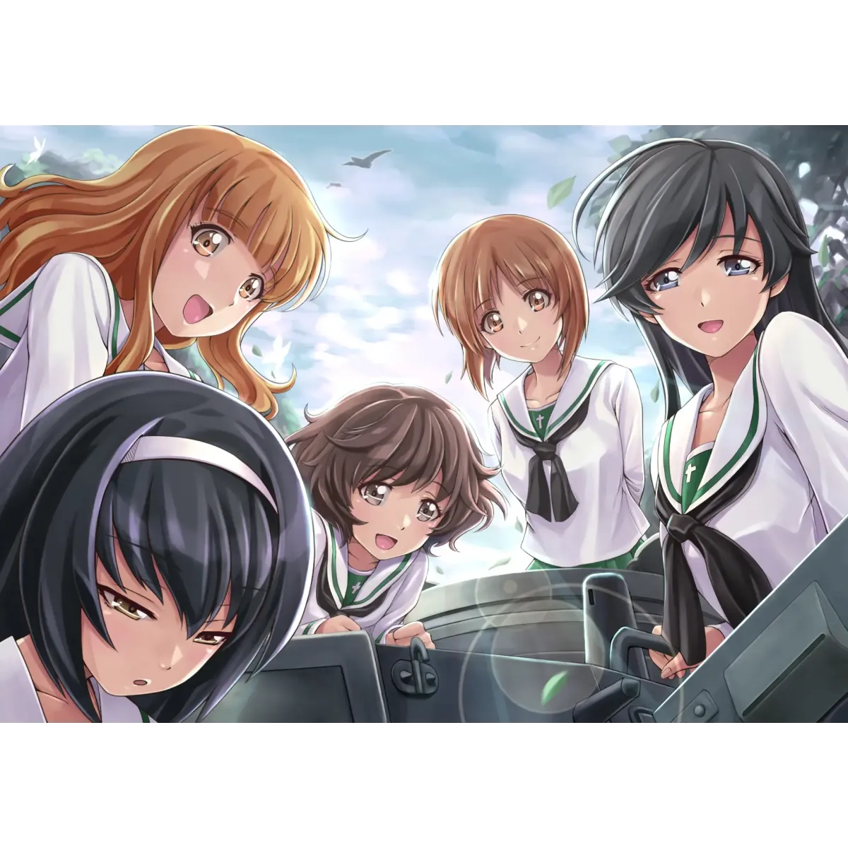 Girls und Panzer  Mouse Pad (Desk Mat)