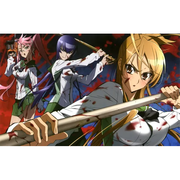 Rei,Saeko and Saya  Mouse Pad (Desk Mat)