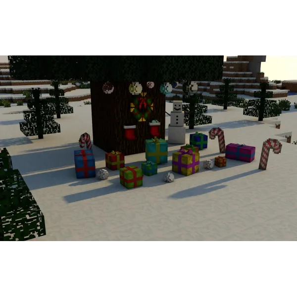 Minecraft Christmas Mouse Pad (Desk Mat)