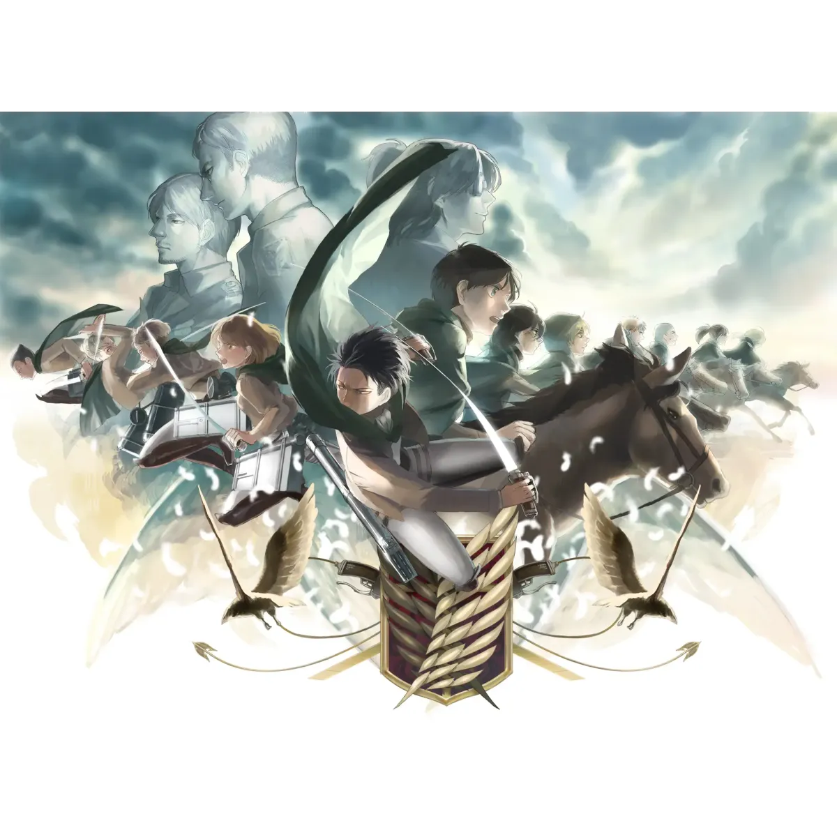 Anime Attack On Titan  Mouse Pad (Desk Mat)