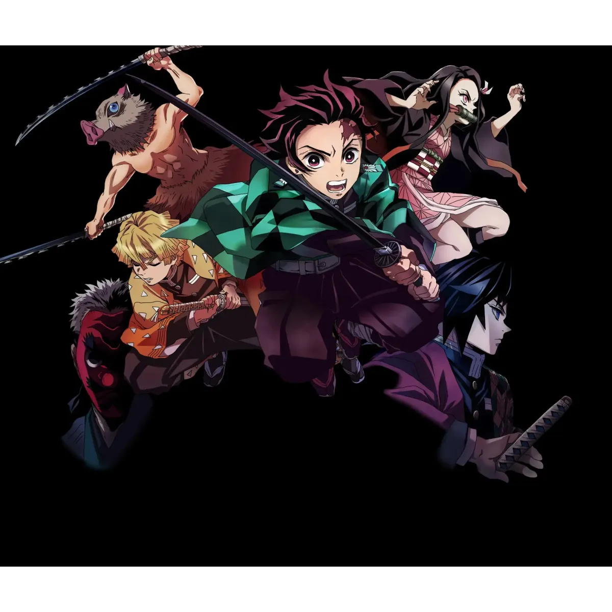 Demon Slayer: Kimetsu no Yaiba  Mouse Pad (Desk Mat)