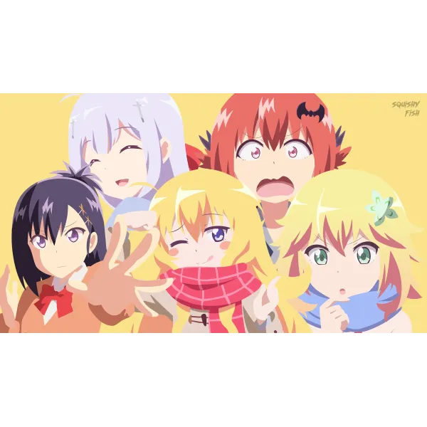 Anime Gabriel DropOut  Mouse Pad (Desk Mat)